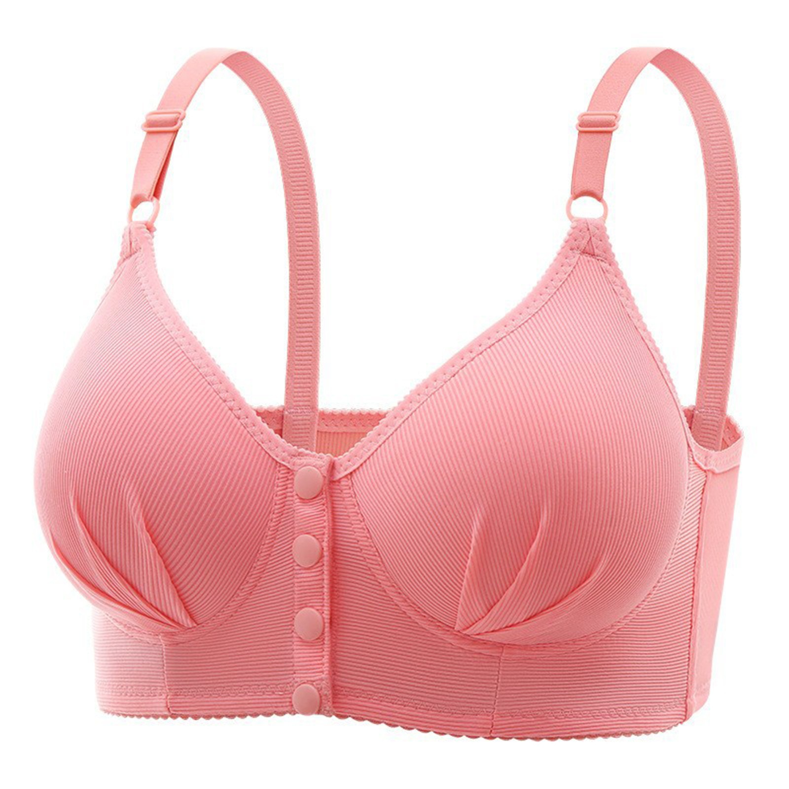 Sujetador informal ajustable y transpirable para mujer - Sin aros, costuras de encaje, copa BC, tallas S-XXXL
